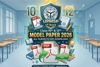 UPMSP UP Board Model Paper 2026